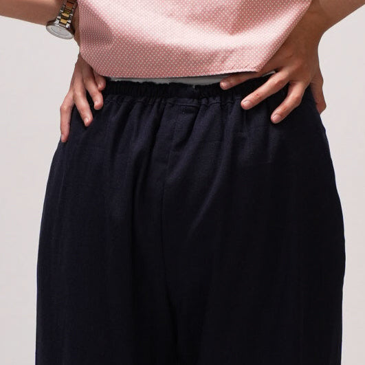 Reversible Straight-leg Pants