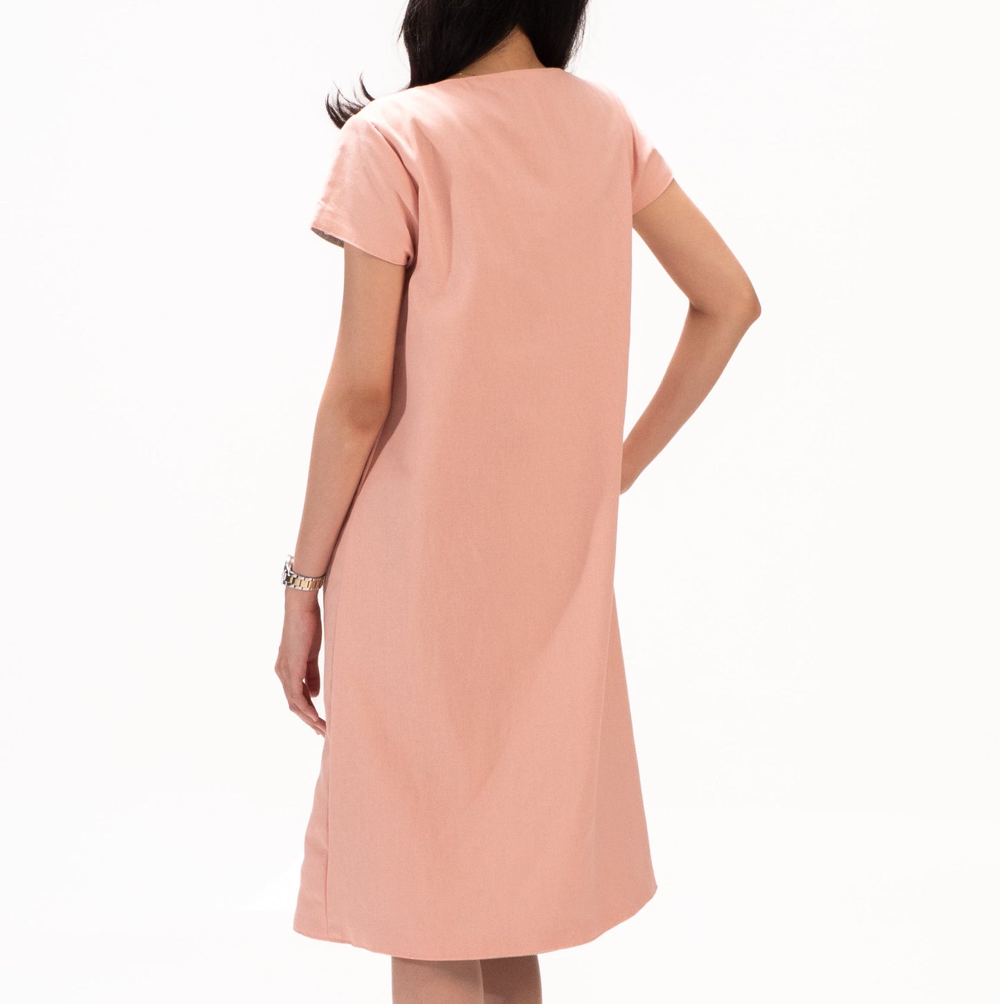 Reversible Short-sleeve Dress