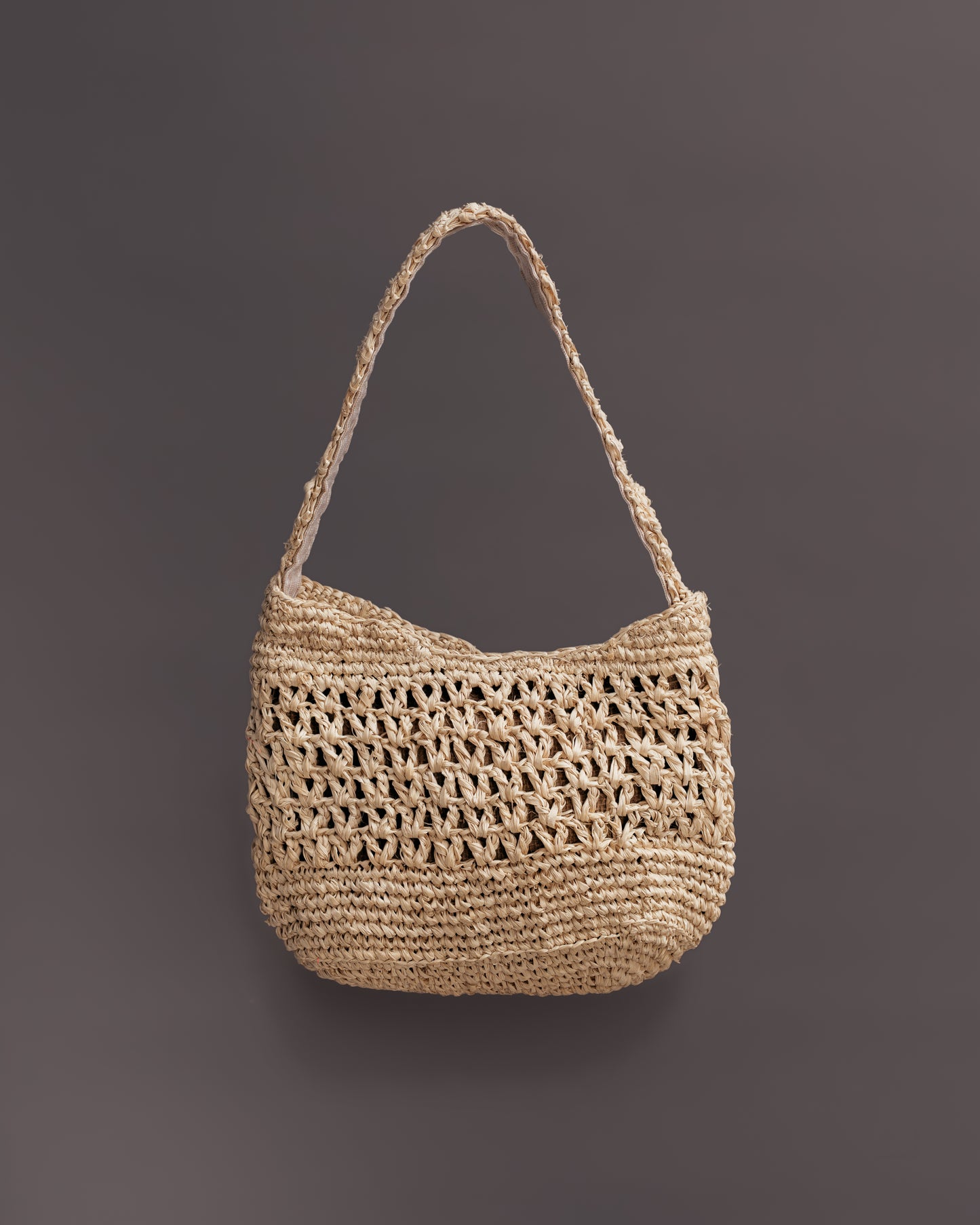Asymmetrical Abaca Shoulder Bag