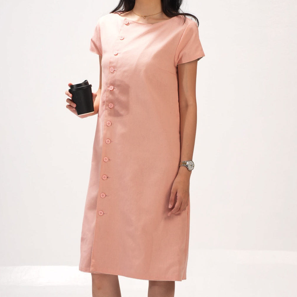 Reversible Short-sleeve Dress