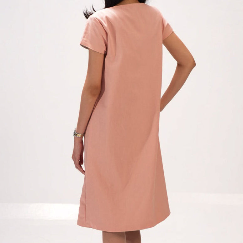 Reversible Short-sleeve Dress