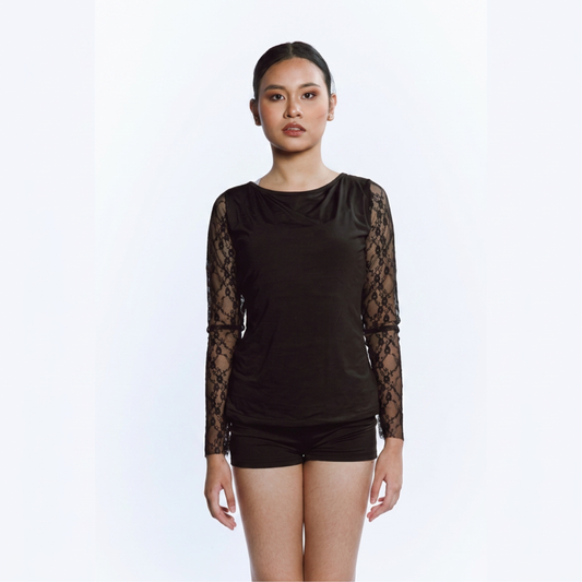 Lace Long Sleeve Top