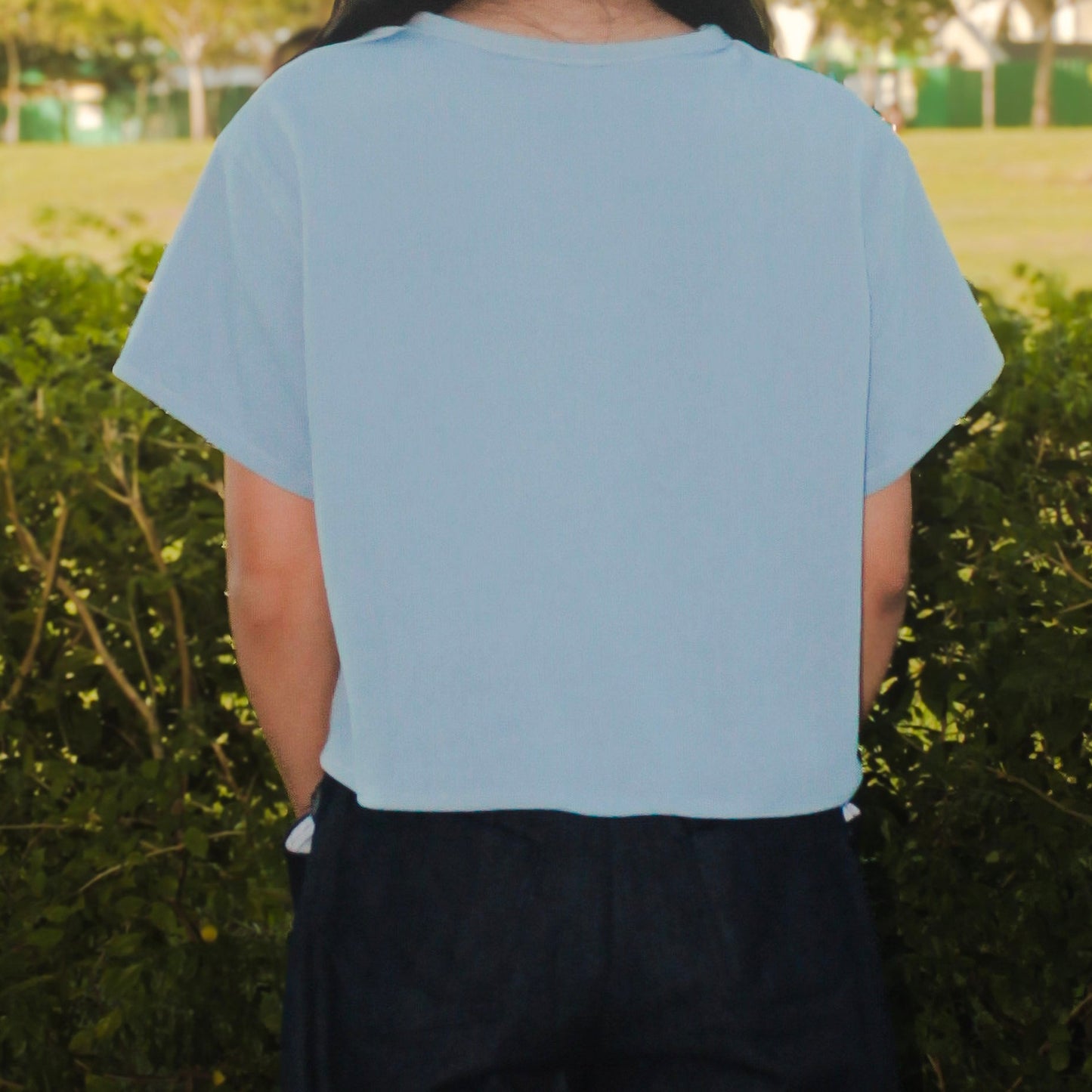 Cropped Ribbed Shirt