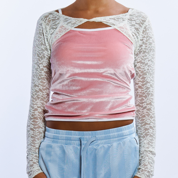 Sleeveless Velvet Top