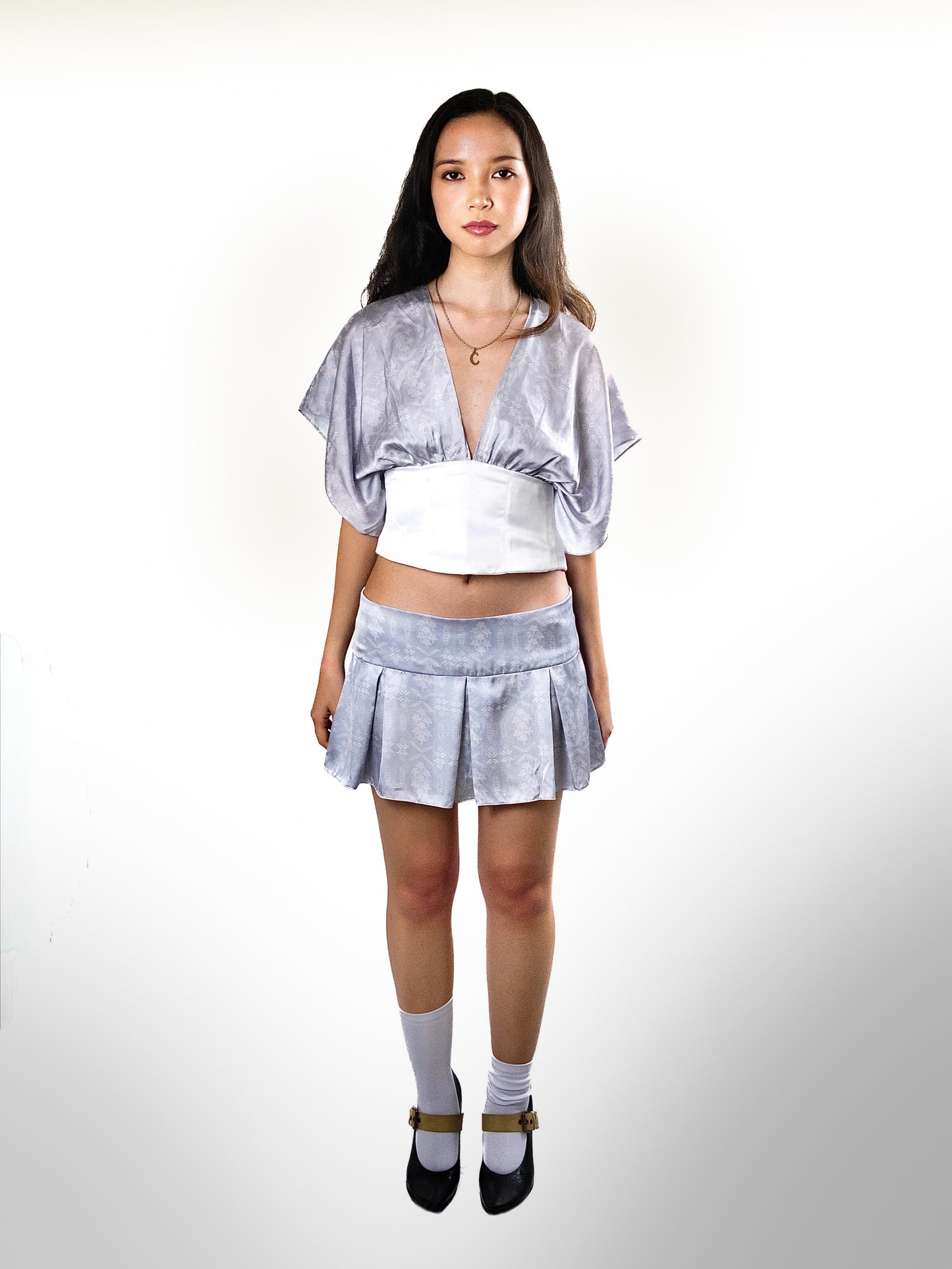 Palm Kimono Top
