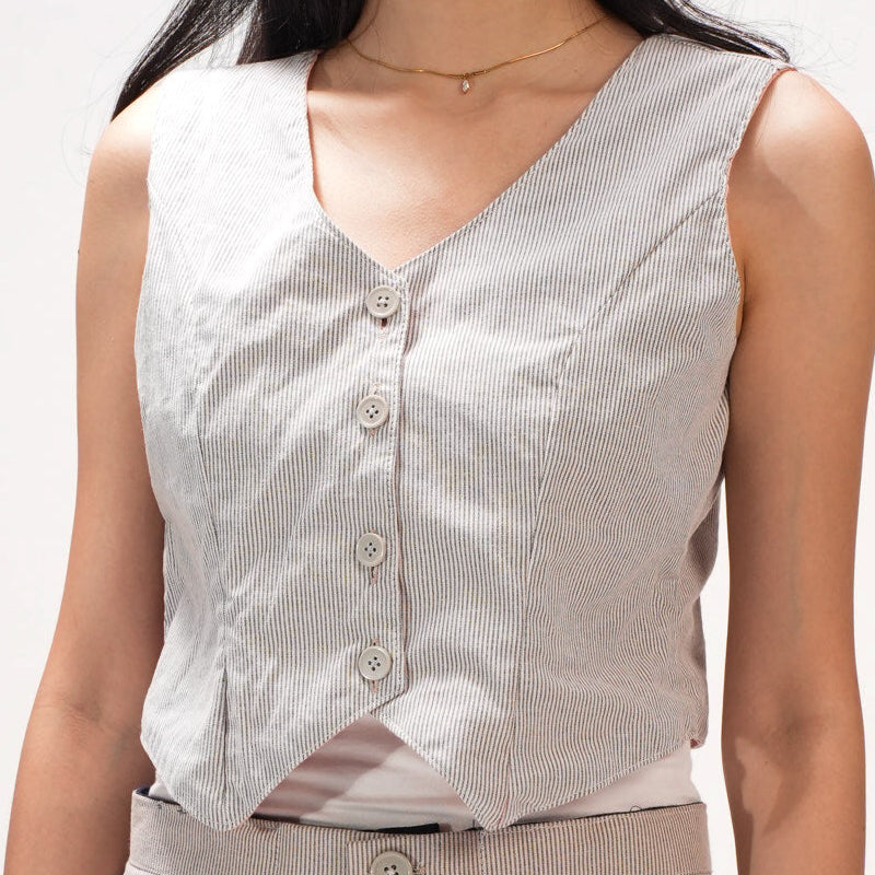 Reversible Sleeveless Vest