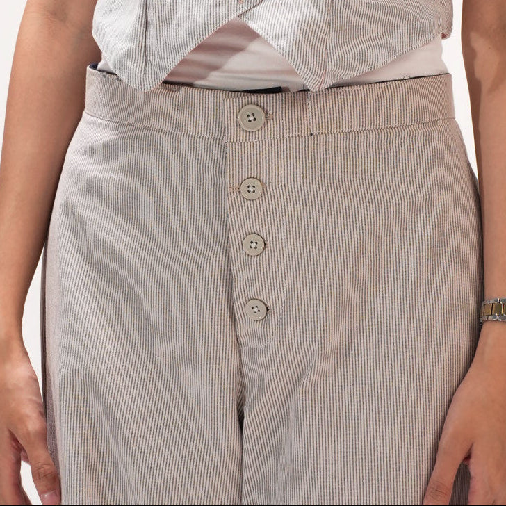 Reversible Straight-leg Pants