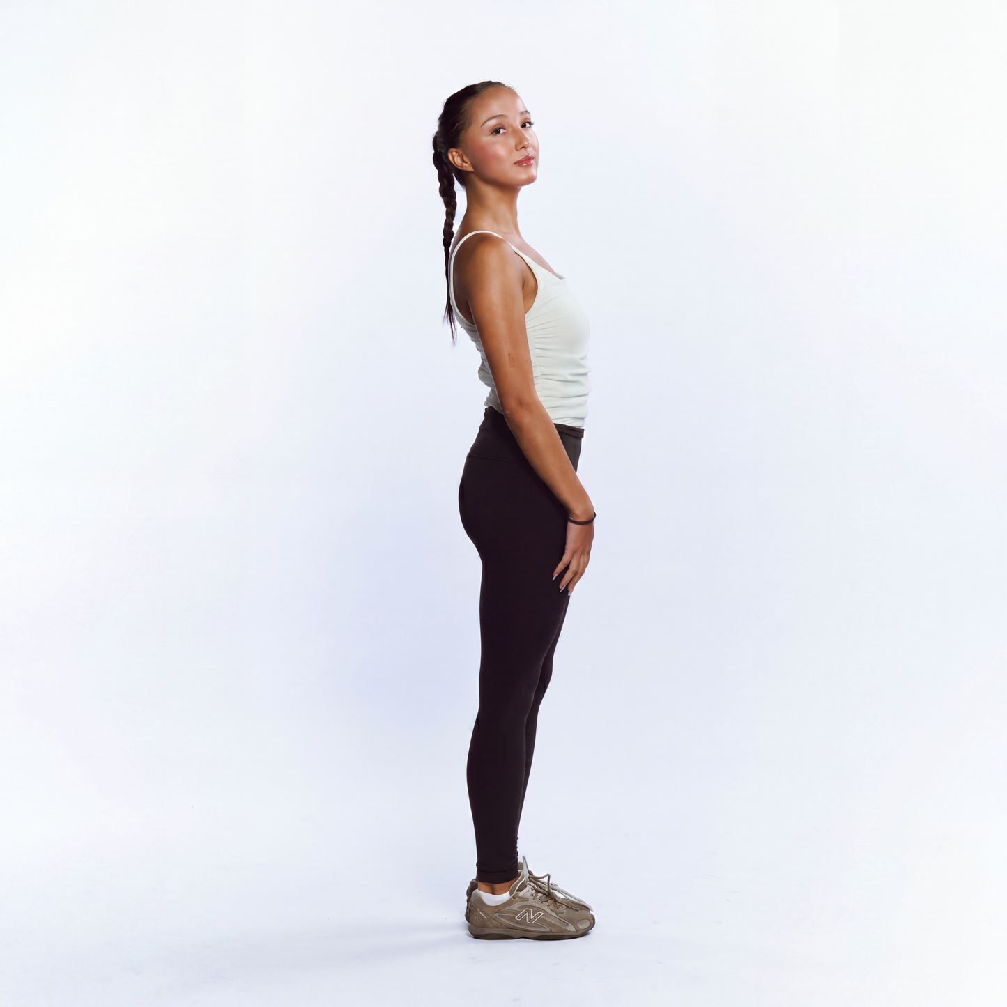 Sleeveless Gathered Leotard