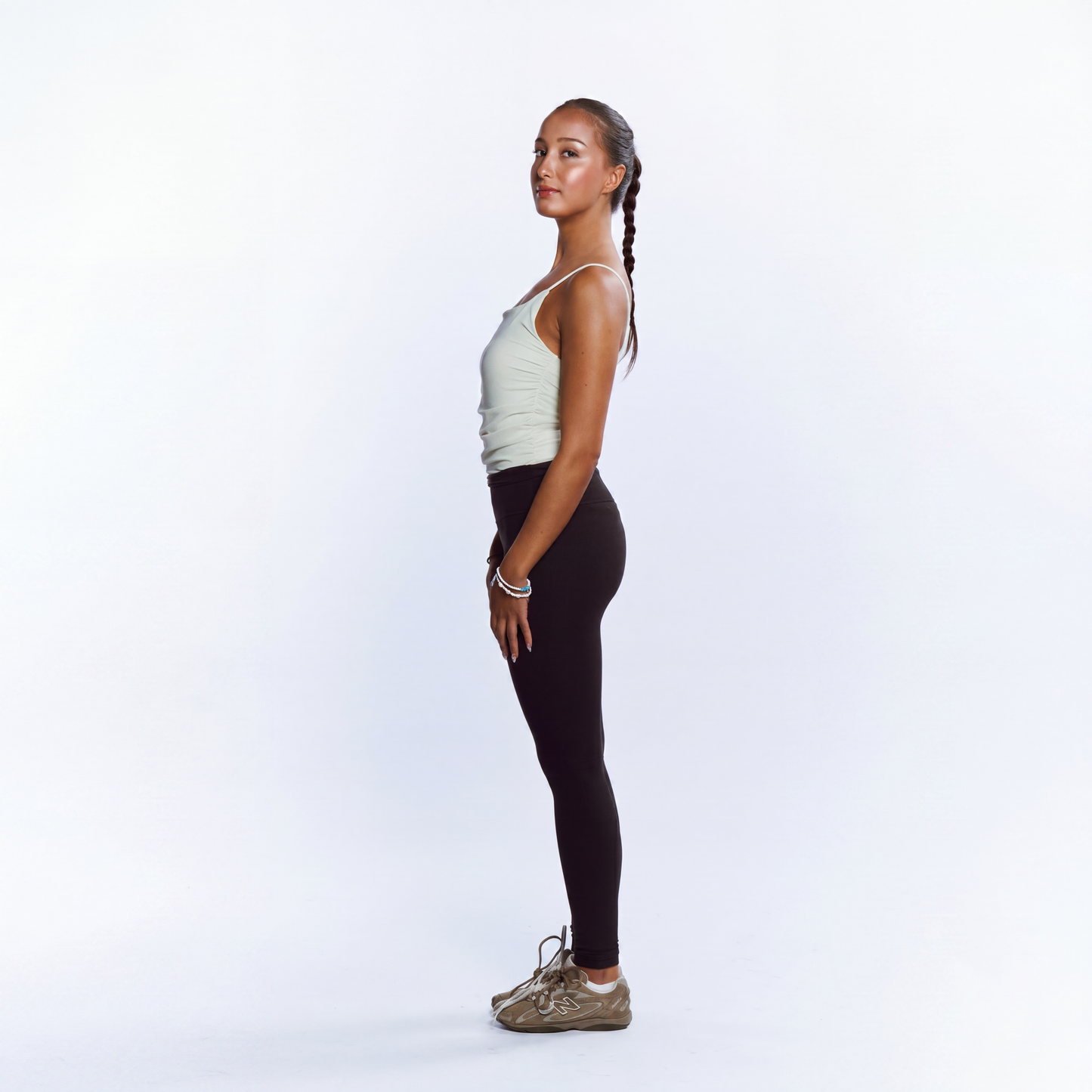 Sleeveless Gathered Leotard