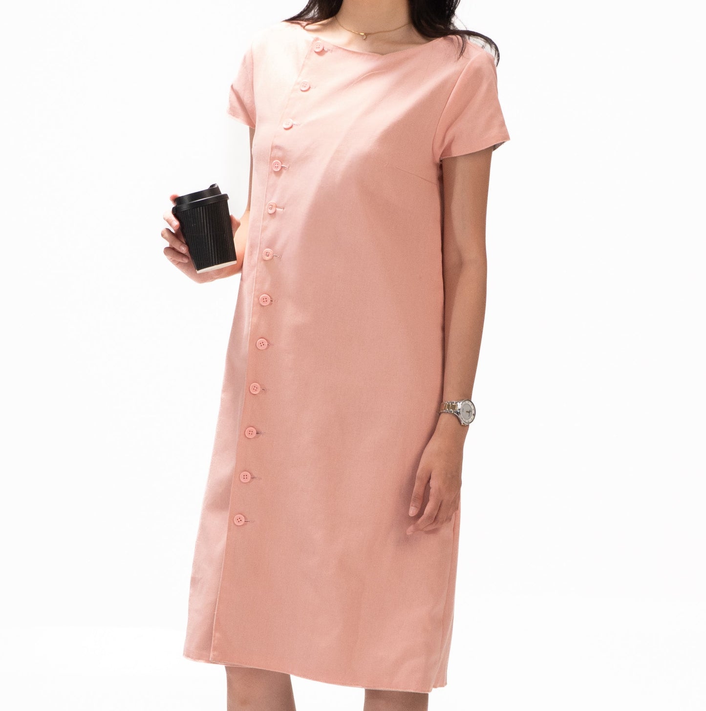 Reversible Short-sleeve Dress