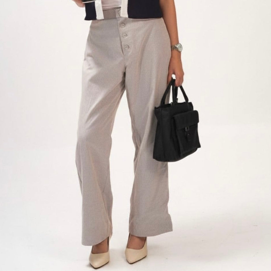 Reversible Straight-leg Pants