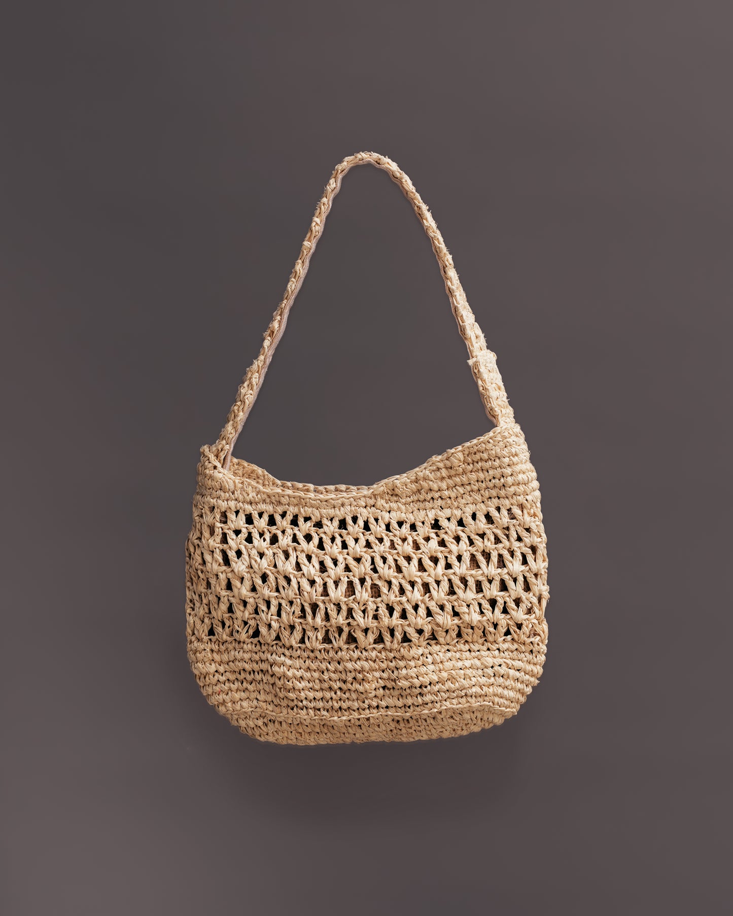 Asymmetrical Abaca Shoulder Bag