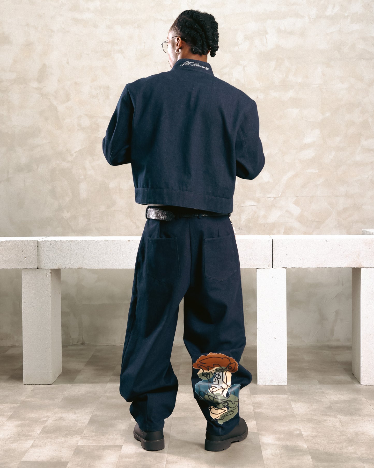 Denim Barrel Jeans