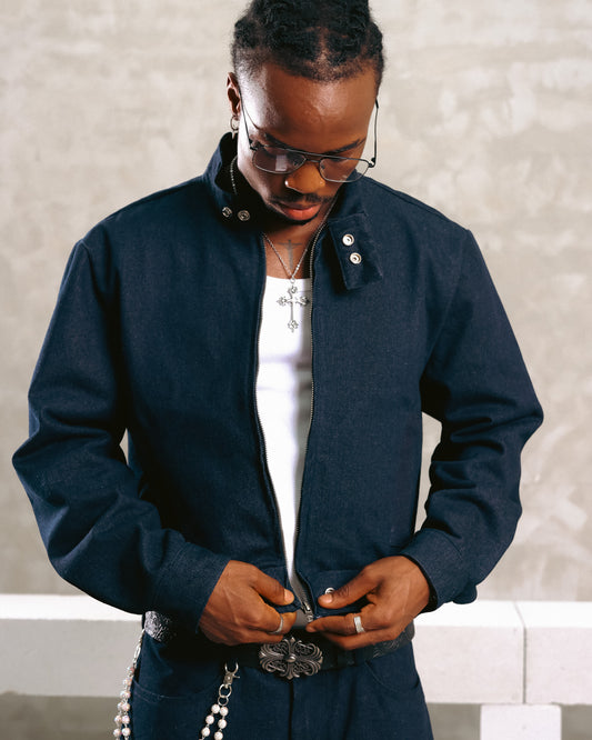 Denim Racer Jacket