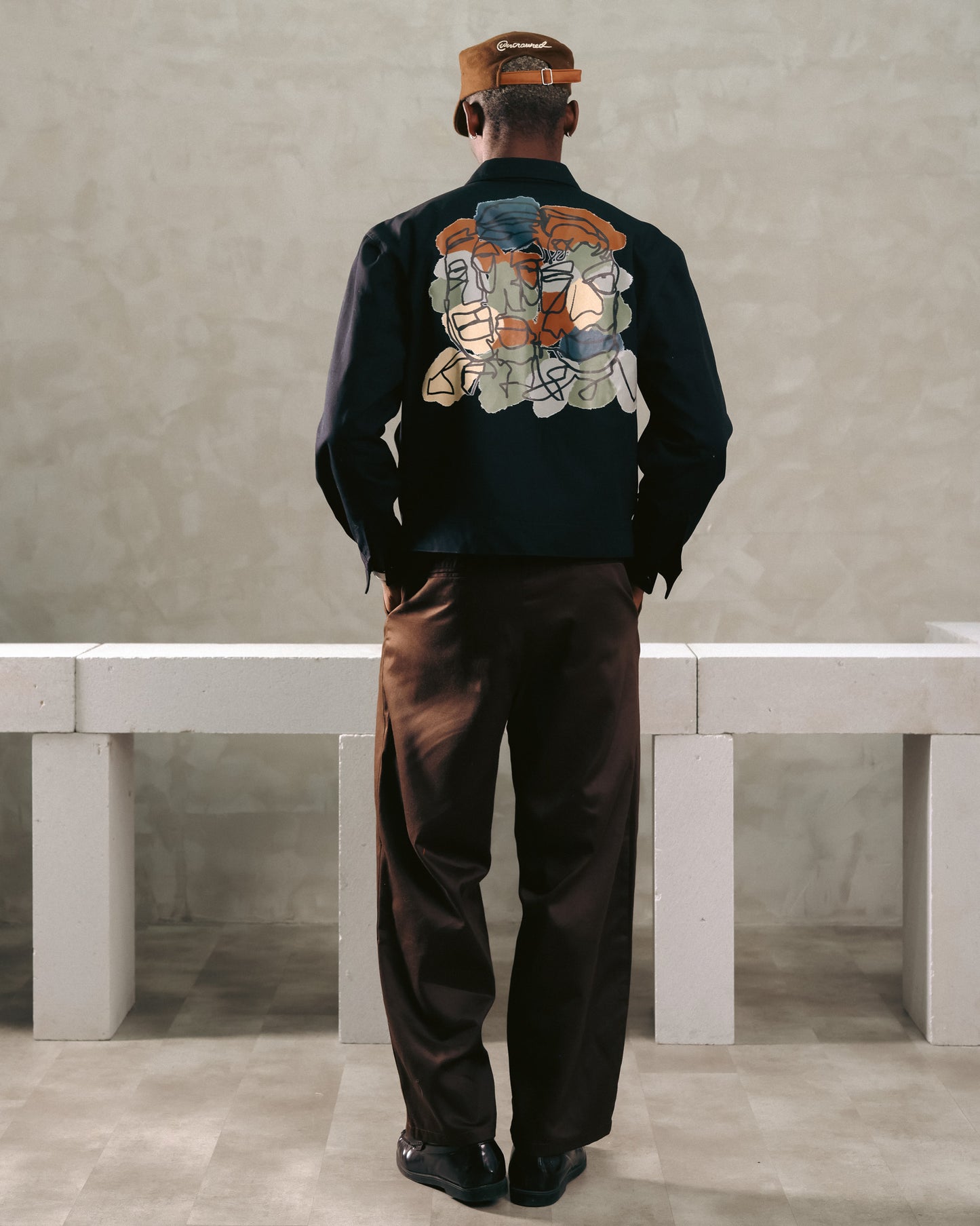 Zip Up Blouson Jacket