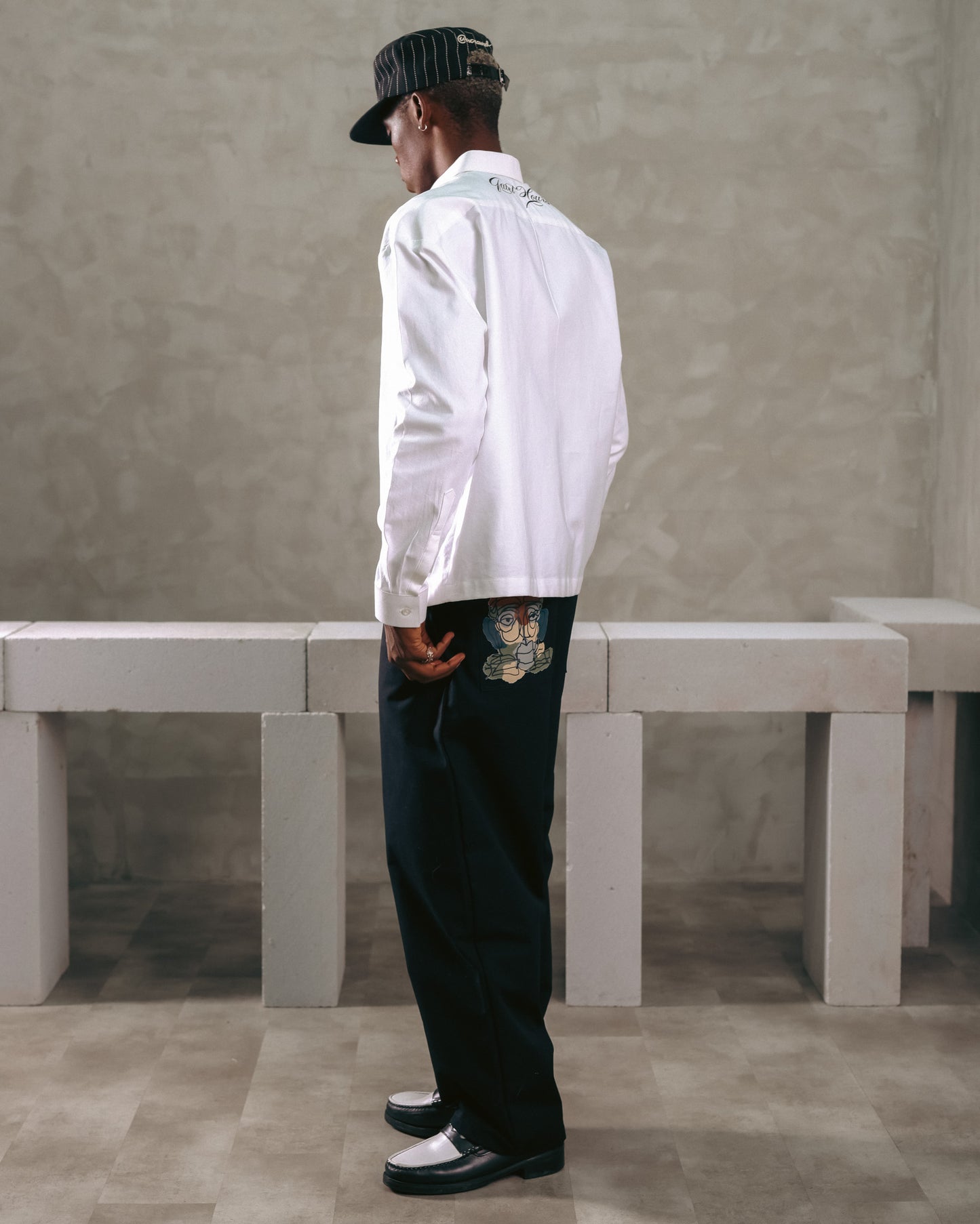 Black Barrel Pants