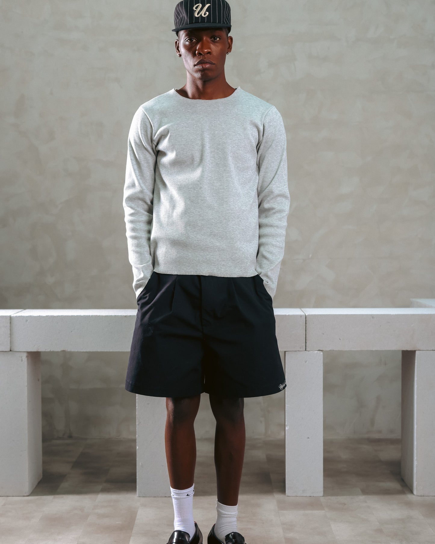 Wide Pleated Shorts